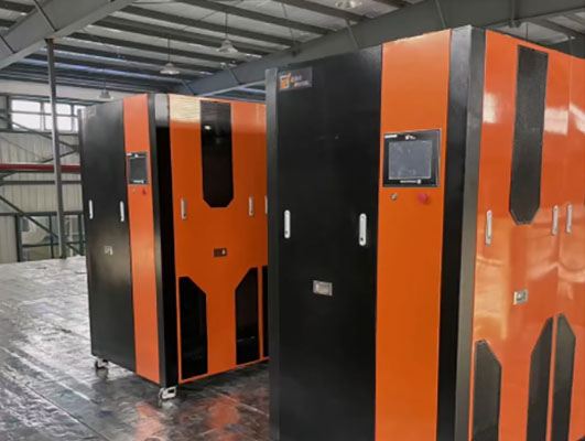 江蘇某大型合資電纜企業(yè)兩臺1.2噸邁迪升模塊爐